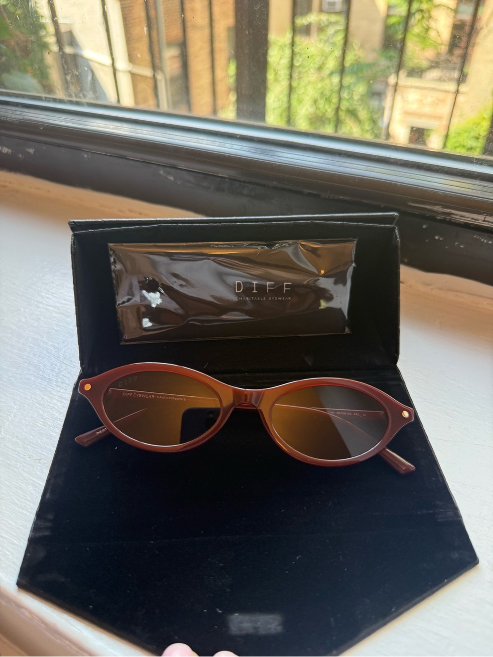 Diff Eyewear Brown Tortoise Cat-Eye Sunglasses